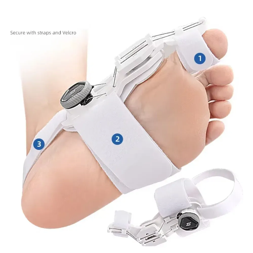 Correcteur d'hallux valgus, détail des sangles