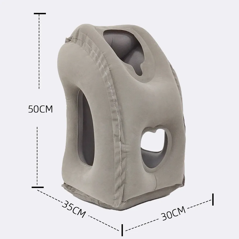 Oreiller de voyage gonflable et portable pour le soutien du cou 3