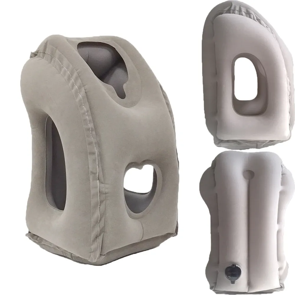 Oreiller de voyage gonflable et portable pour le soutien du cou 4