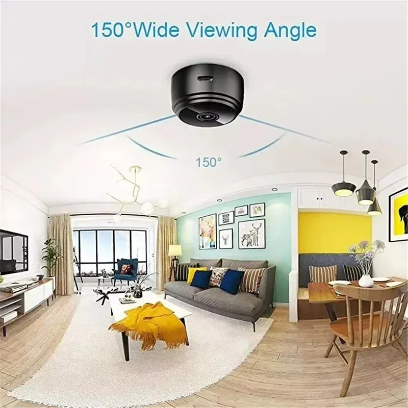 Mini caméra IP WiFi A9 prête à l'emploi