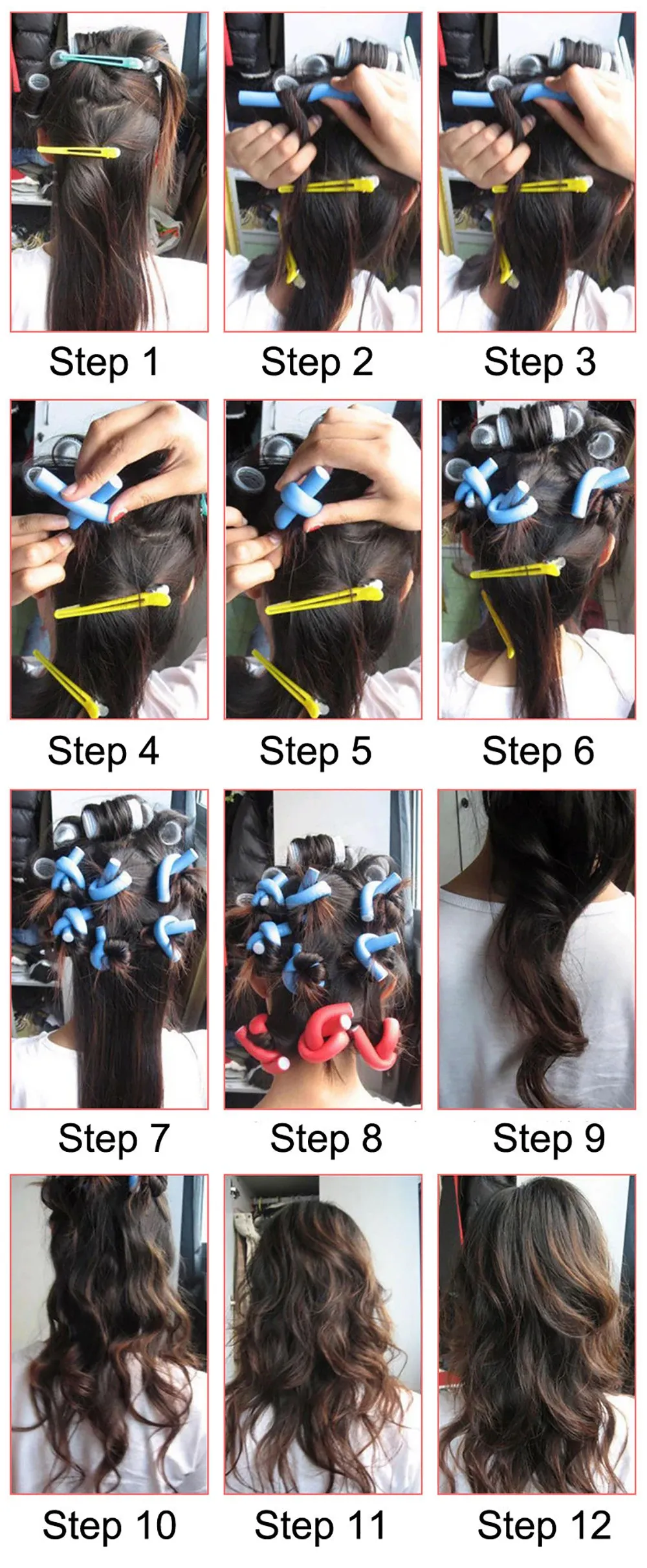 Résultat final de boucles douces et volumineuses