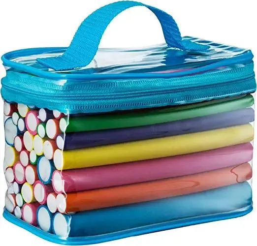 Lot de 42 bigoudis en mousse souple sans chaleur pour boucles 8