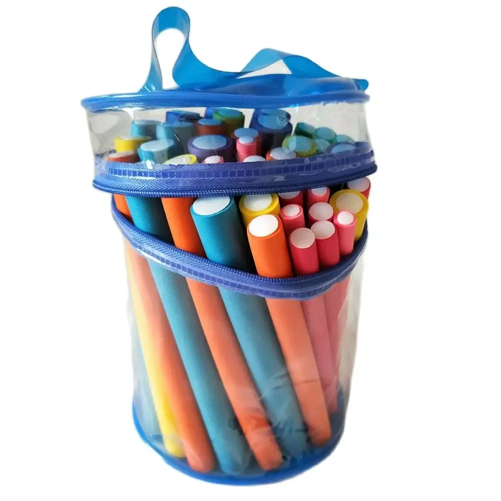 Lot de 42 bigoudis en mousse souple sans chaleur pour boucles 7