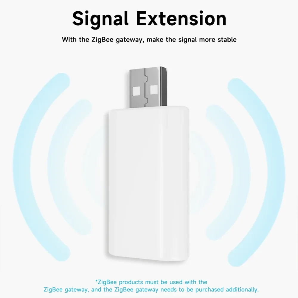 Répéteur de signal Zigbee 3.0 Tuya Mini, amplificateur USB compatible Smart Life, nécessite une passerelle pour domotique 6