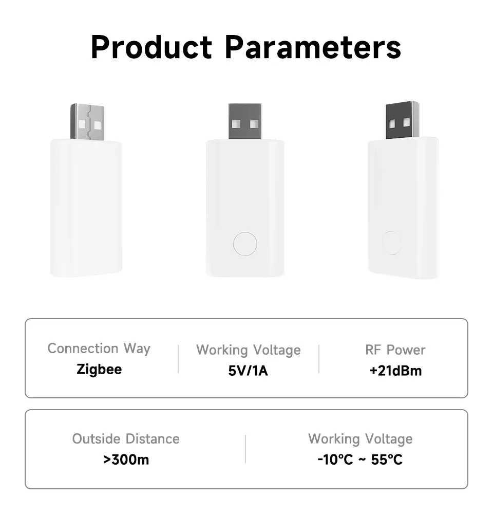 Répéteur de signal Tuya Mini ZigBee 3.0 - détails