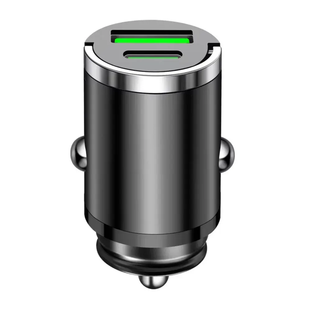 Mini chargeur de voiture 200 W à charge rapide, USB-C PD et QC 3.0, compatible iPhone, Samsung, Xiaomi et Huawei 7