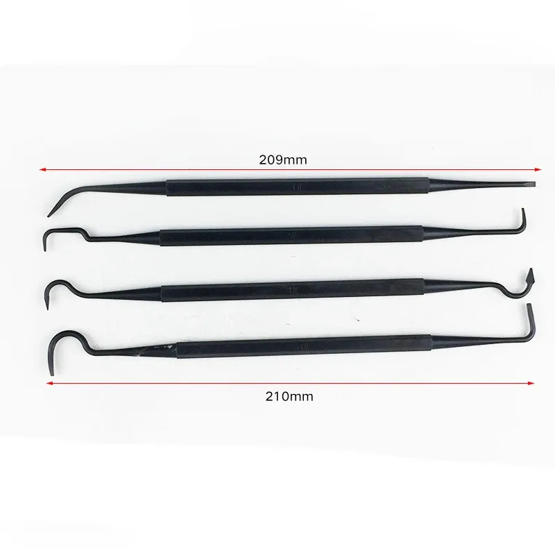 Ensemble de 3 mini brosses métalliques double embout en acier inoxydable, laiton et nylon pour nettoyage, polissage et détail 9