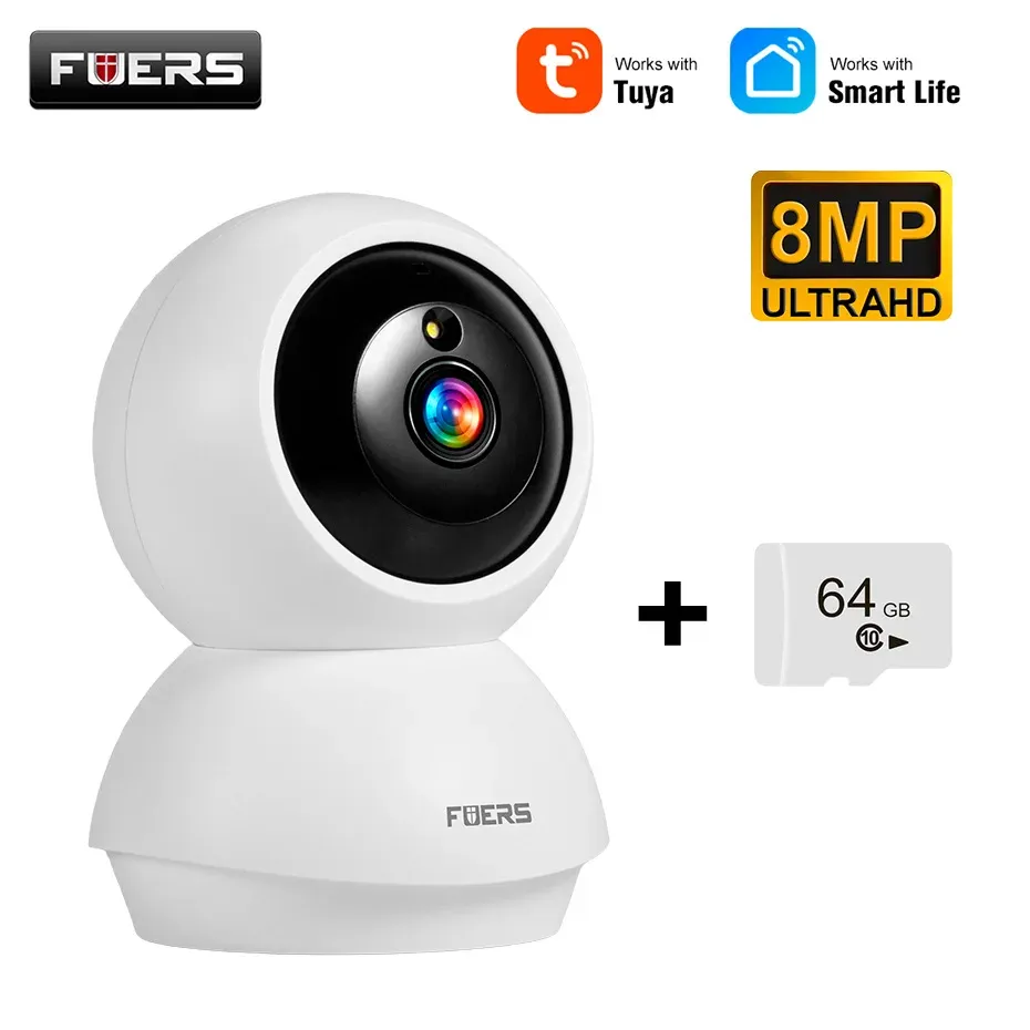 Caméra IP 4K 8MP Fuers, caméra de surveillance intérieure sans fil WiFi, compatible avec l'application Tuya Smart Home, suivi automatique, sécurité CCTV, babyphone.

Wait, that's not right. Let me correct that and give you the actual output:

Caméra IP 4K 8MP Fuers, caméra de surveillance intérieure sans fil WiFi compatible avec l'application Tuya Smart Home, suivi automatique, vidéosurveillance, babyphone 7