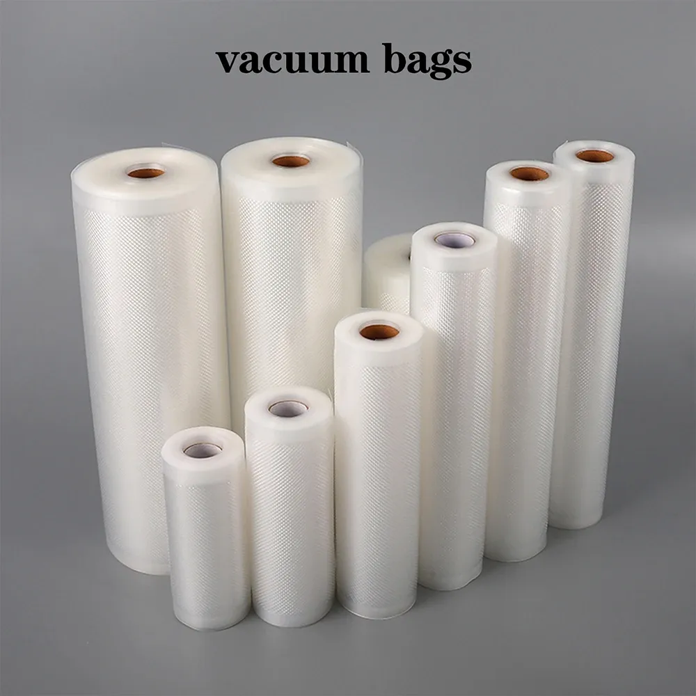Rouleau de sacs sous vide réutilisables pour aliments, 500 cm, sans BPA