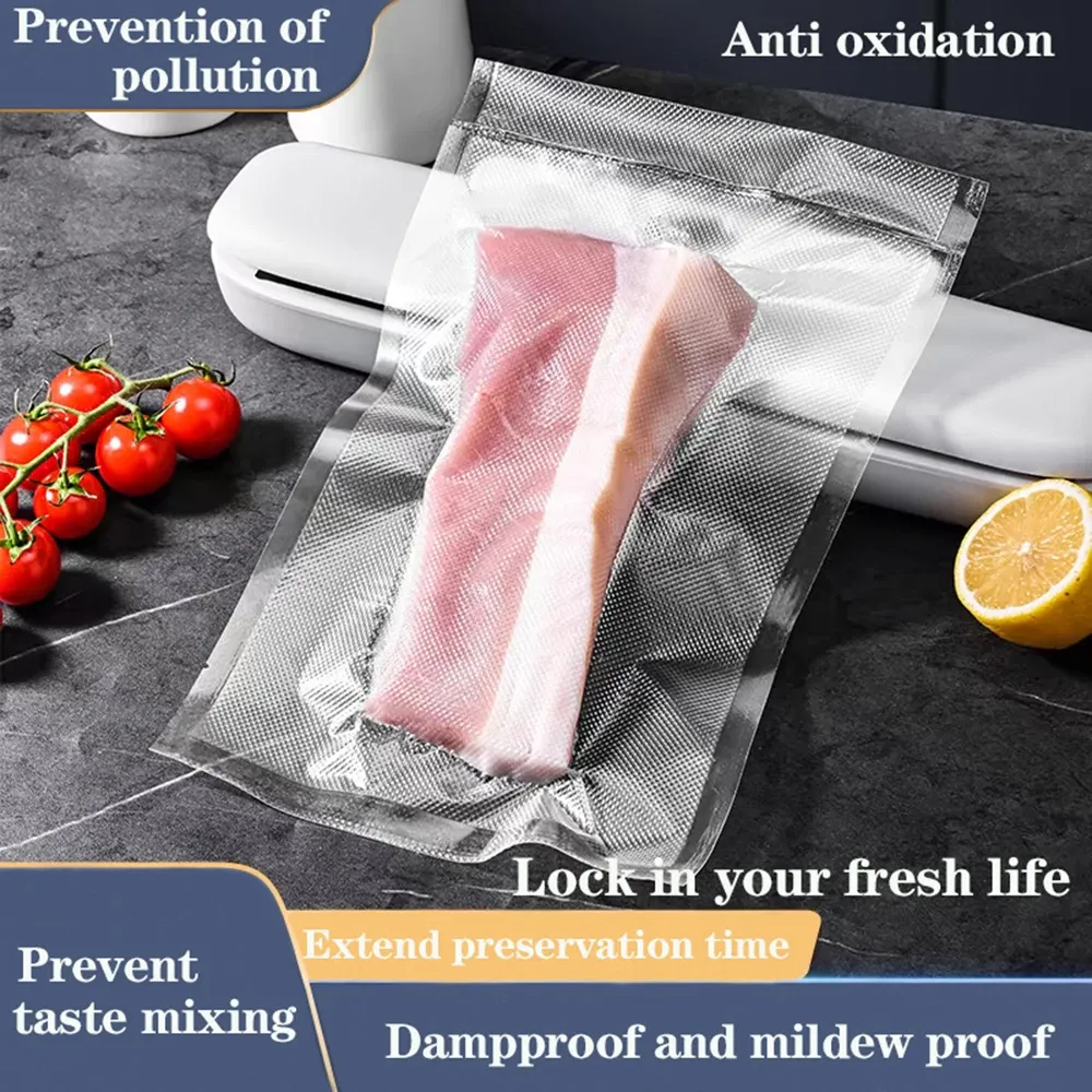 Rouleau de sacs sous vide réutilisables pour aliments, 500 cm, sans BPA 3
