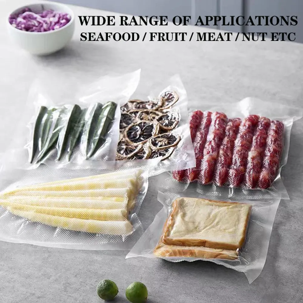 Rouleau de sacs sous vide réutilisables pour aliments, 500 cm, sans BPA 4
