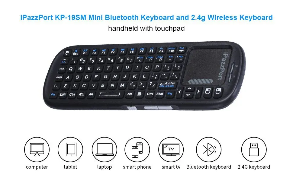 Présentation du clavier sans fil IPazzPort