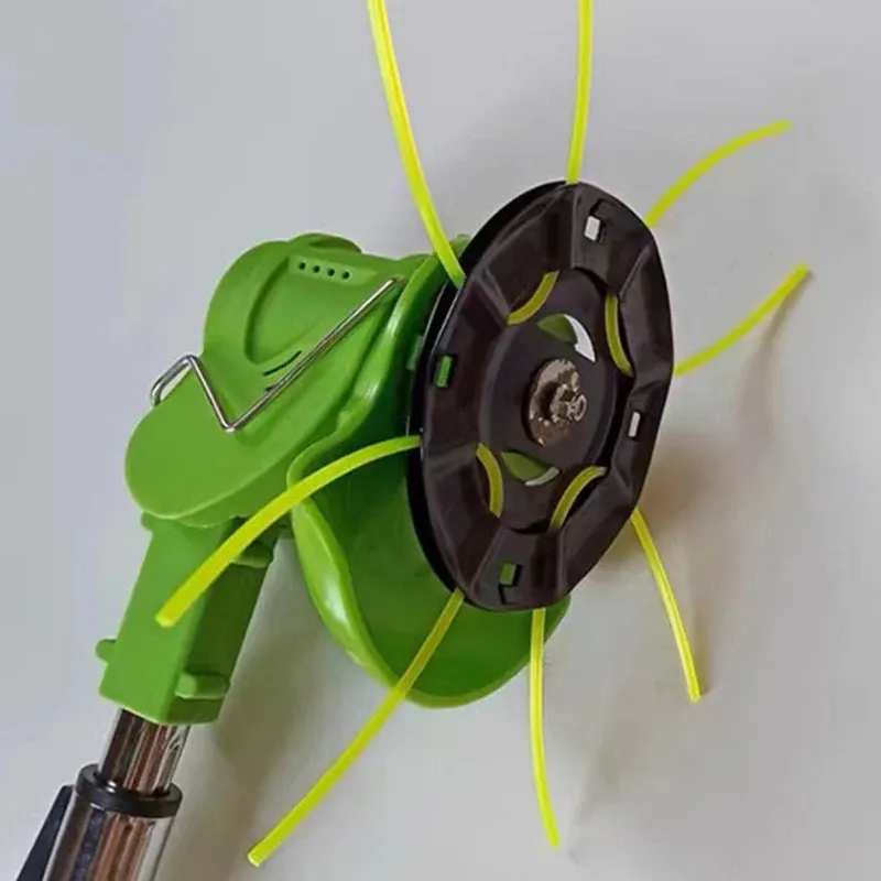Tête de Coupe pour Débroussailleuse en Acier, 4 Lignes de Remplacement, Compatible Jane, Lithium et Enge 3