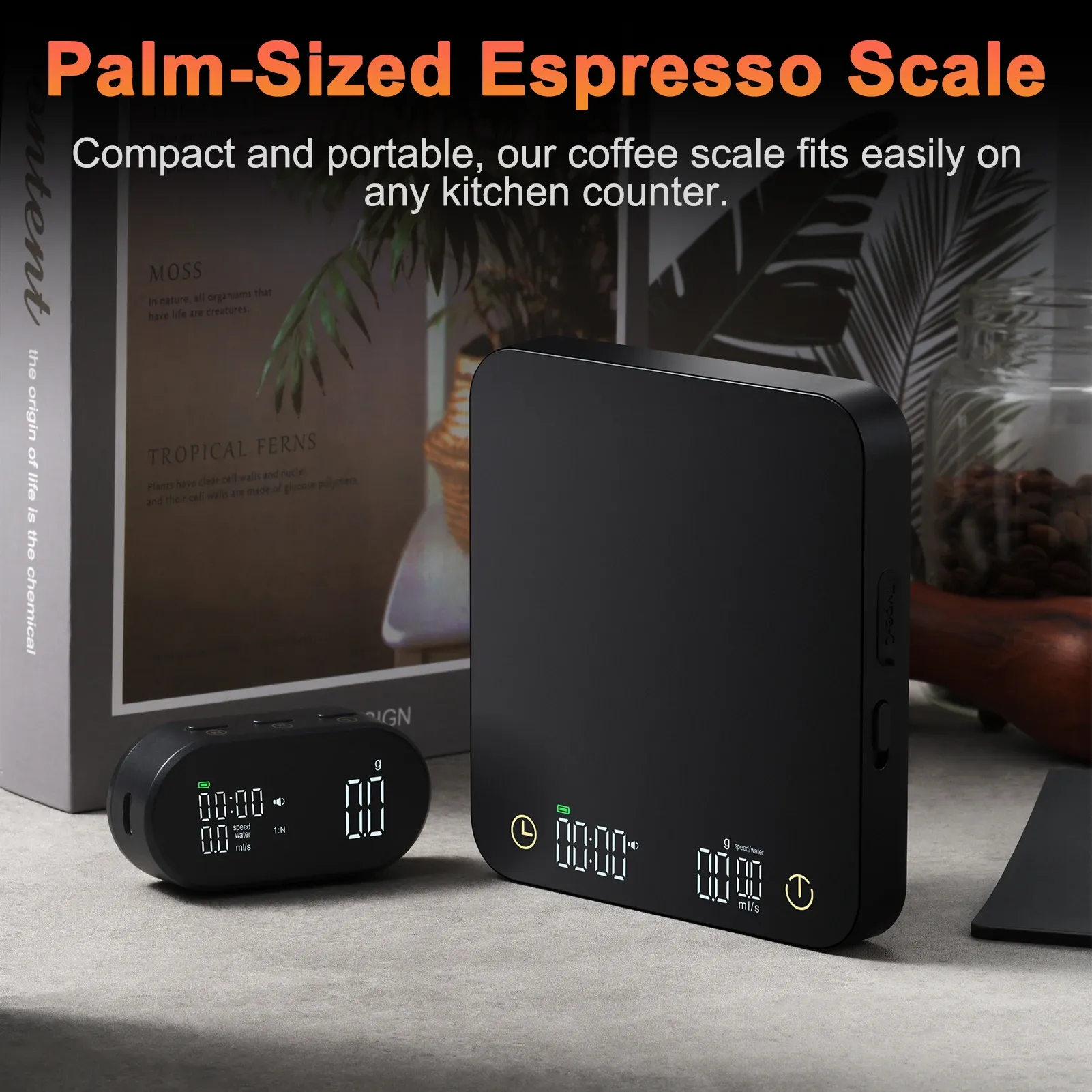 Balance à café numérique avec minuterie et affichage sans fil – Balance de précision 3 kg / 0,1 g pour espresso et café filtre 2