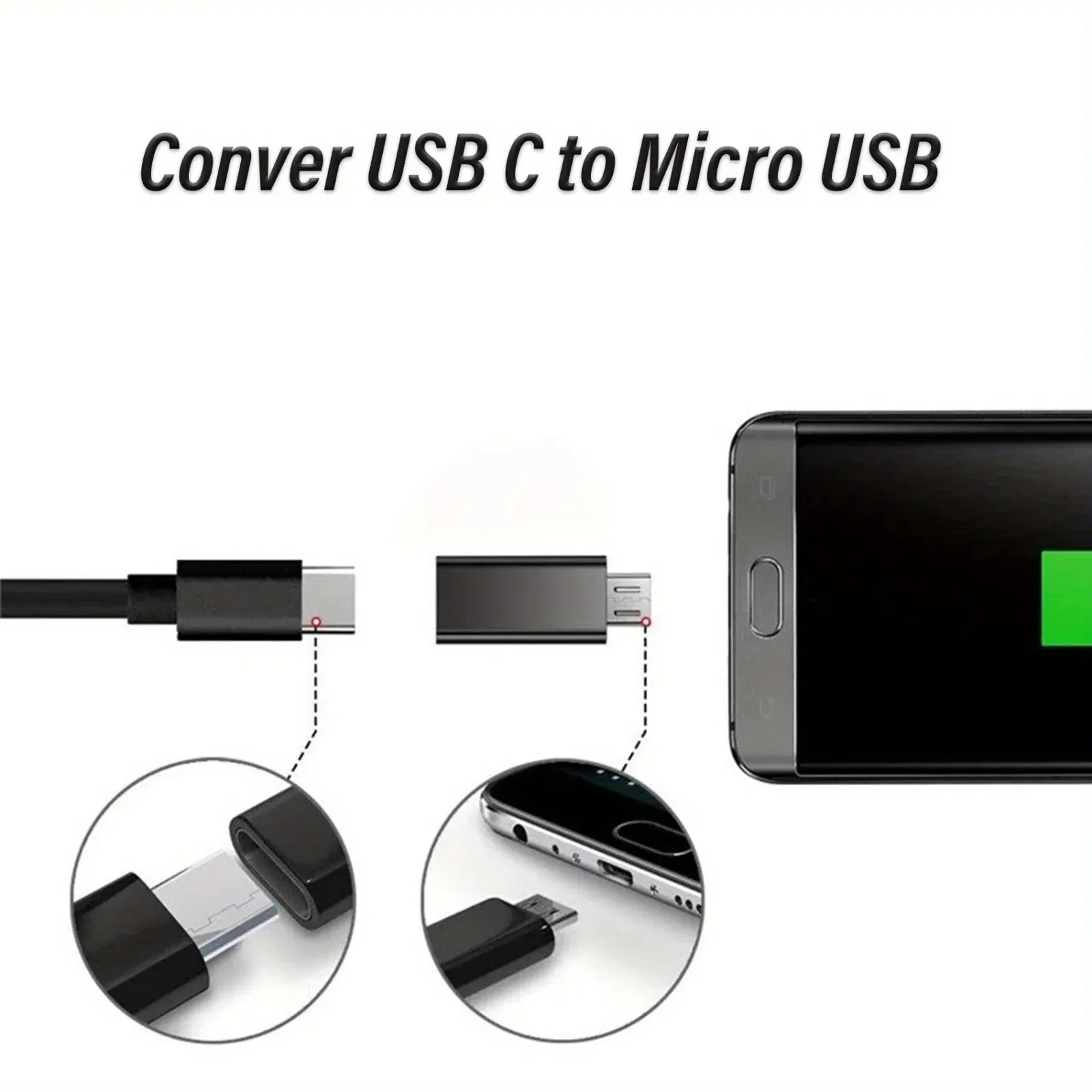 Adaptateur en situation d'utilisation