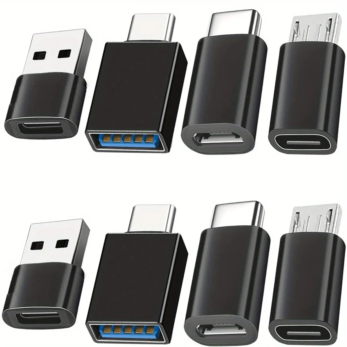 Adaptateur USB Type-C et Micro USB vers USB, vue d'ensemble