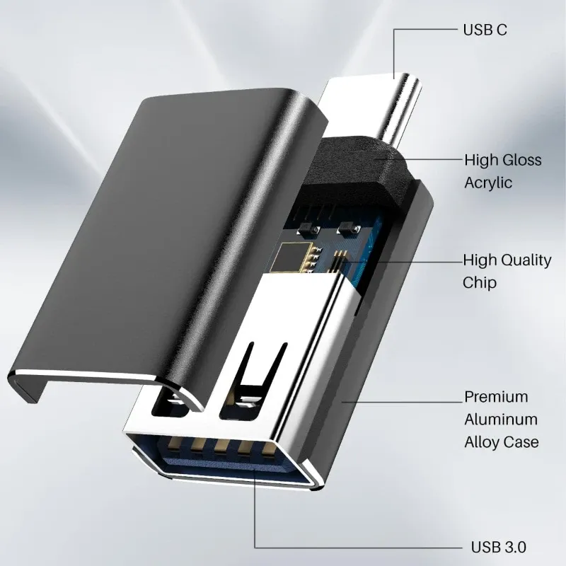 Adaptateur utilisé avec un smartphone