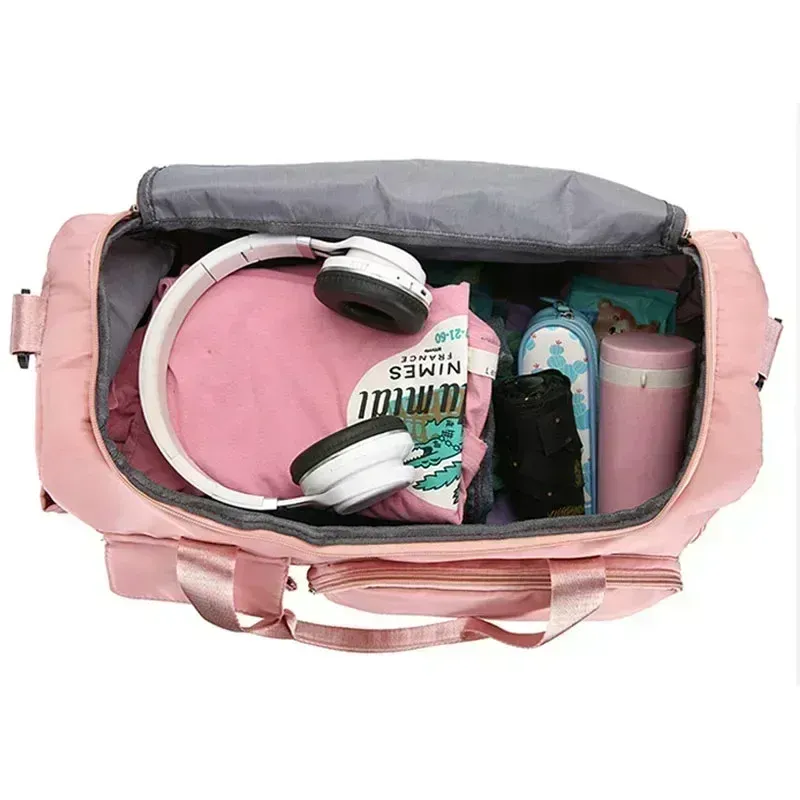 Sac de voyage à main grande capacité avec compartiment à chaussures pour femme 3