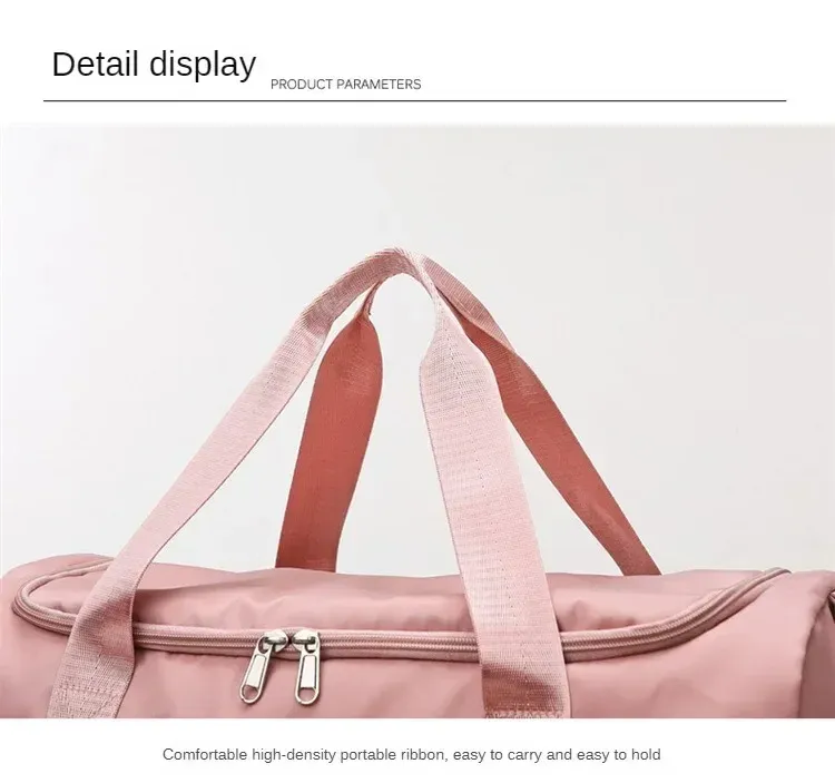 Sac de voyage femme, détail du matériau