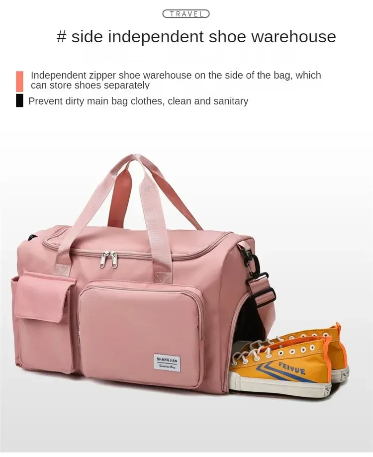 Sac de voyage femme, ambiance lifestyle