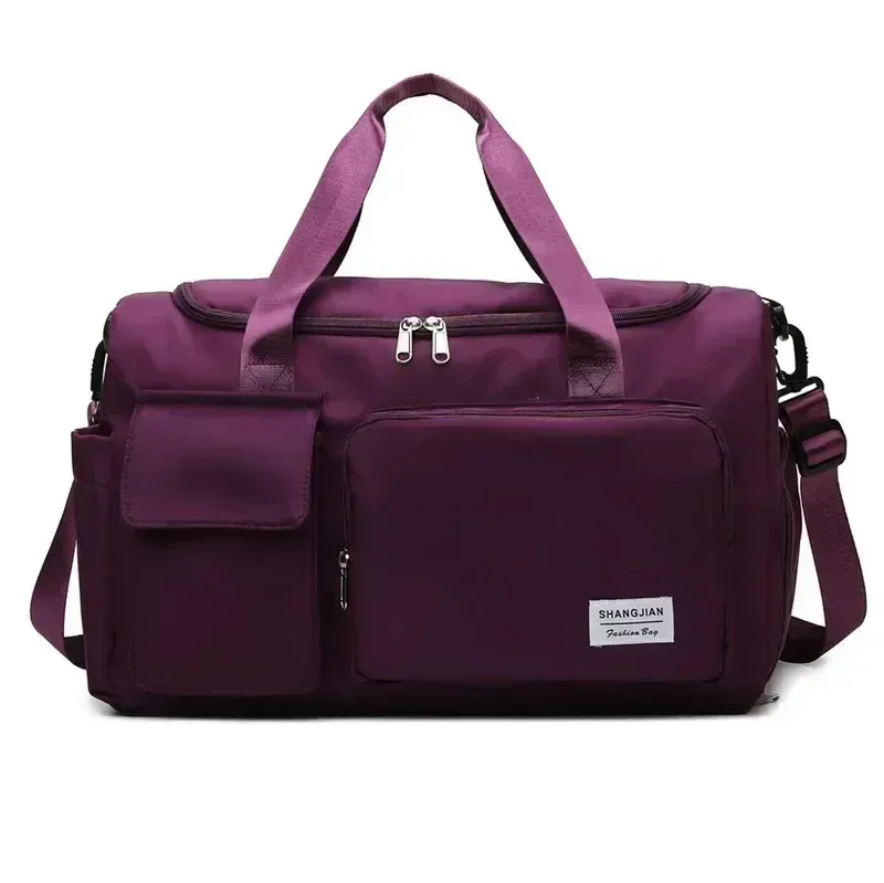 Sac de voyage à main grande capacité avec compartiment à chaussures pour femme 7