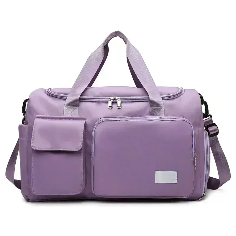 Sac de voyage à main grande capacité avec compartiment à chaussures pour femme 9