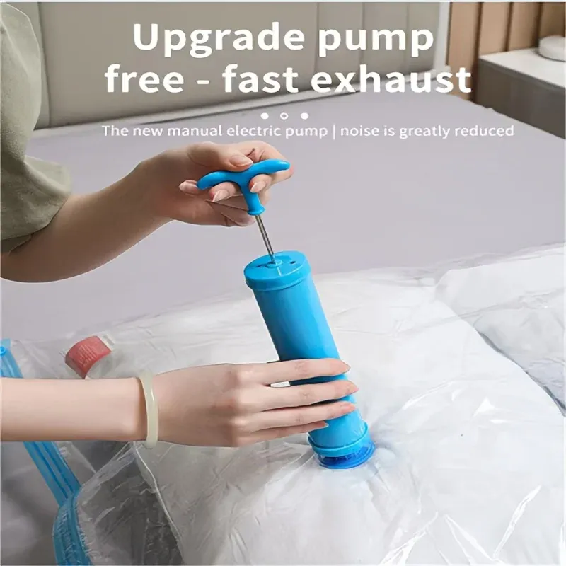 Sacs sous vide pour un rangement compact