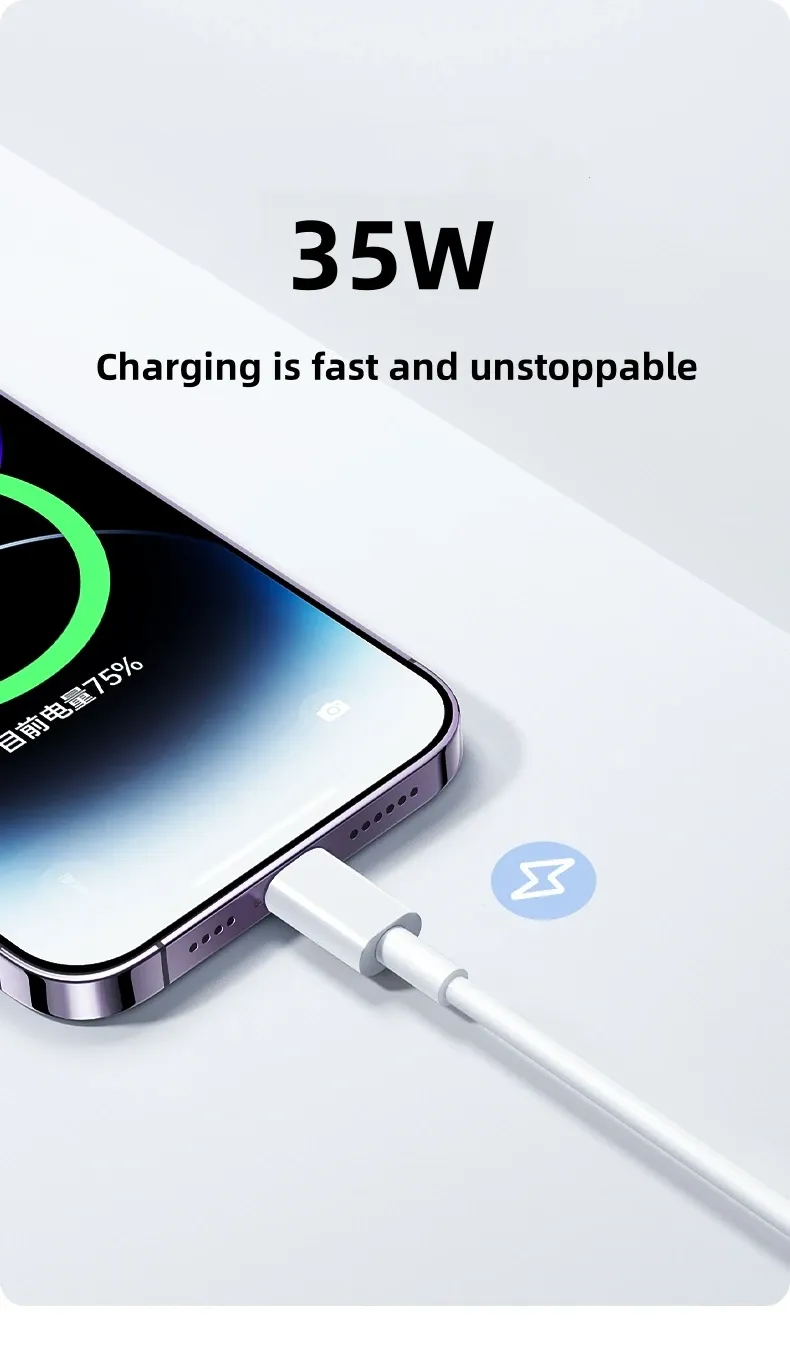 Design épuré du chargeur rapide