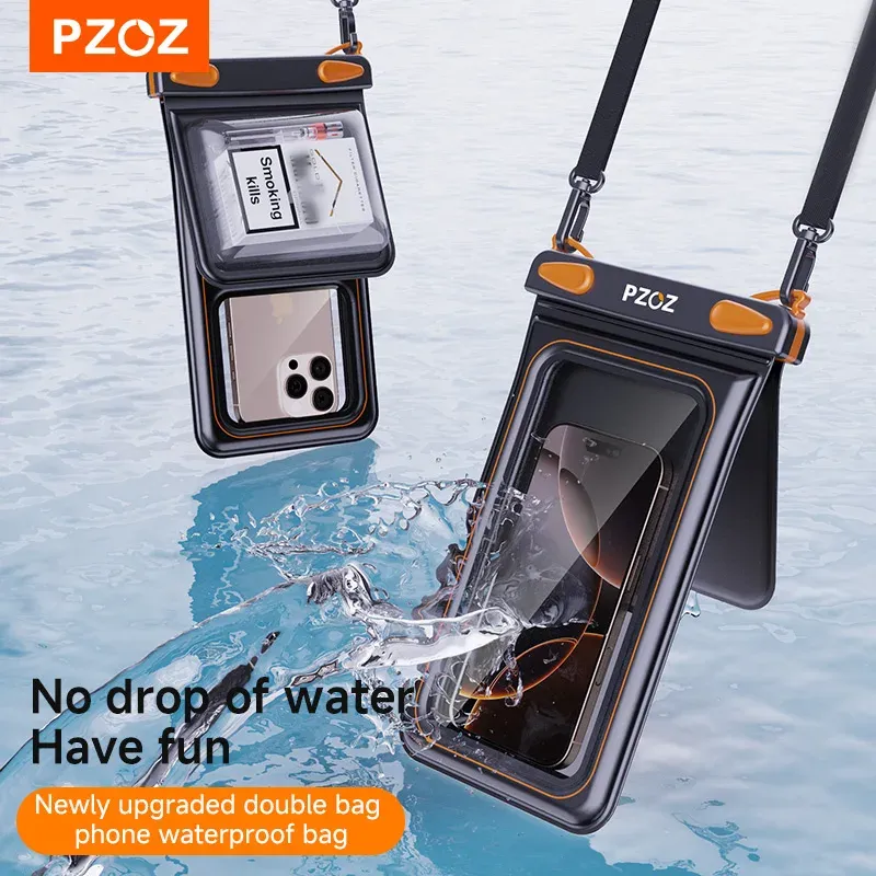 PZOZ – Étui étanche pour téléphone, pochette de plongée pour iPhone 17, 16, 13, 11 Pro Max et Samsung 3