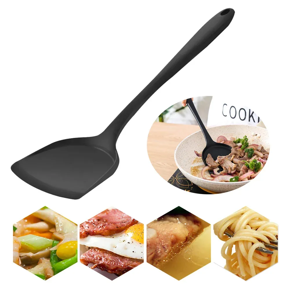 Spatule en silicone en cuisine