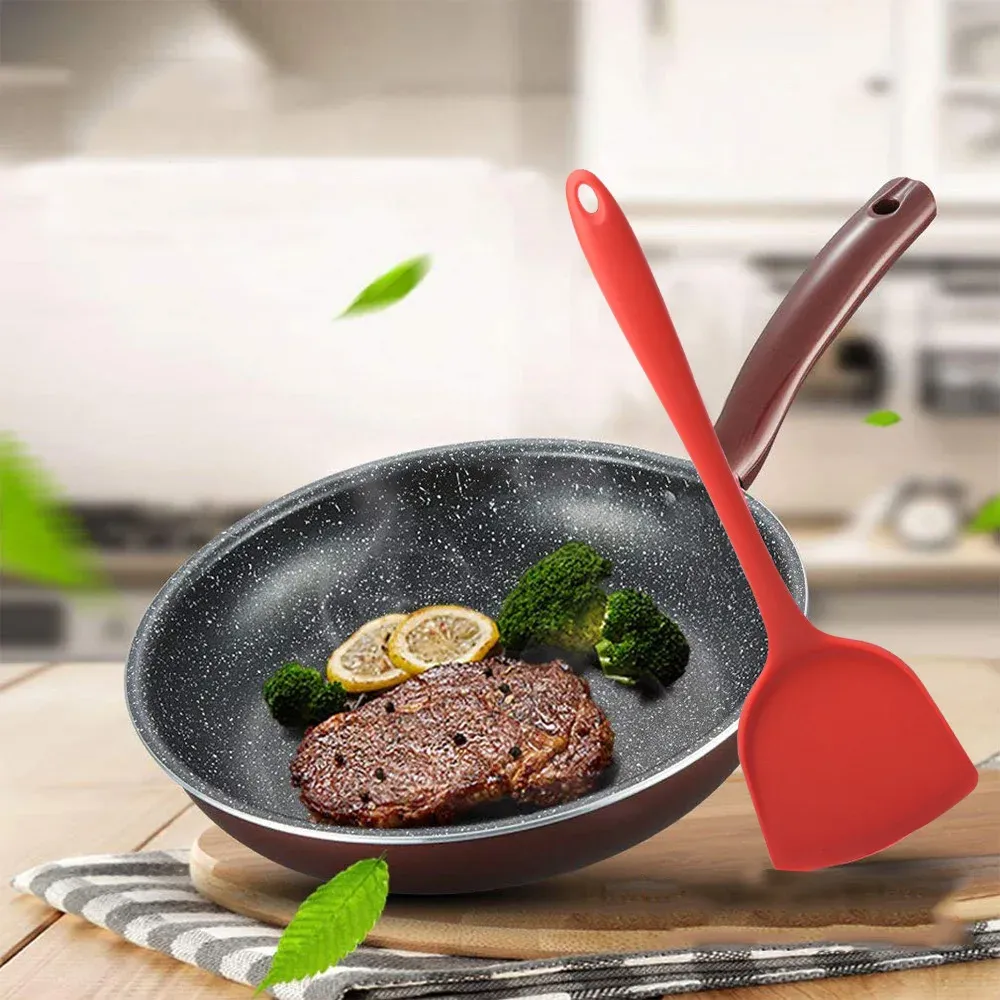 Spatule en silicone en cuisine