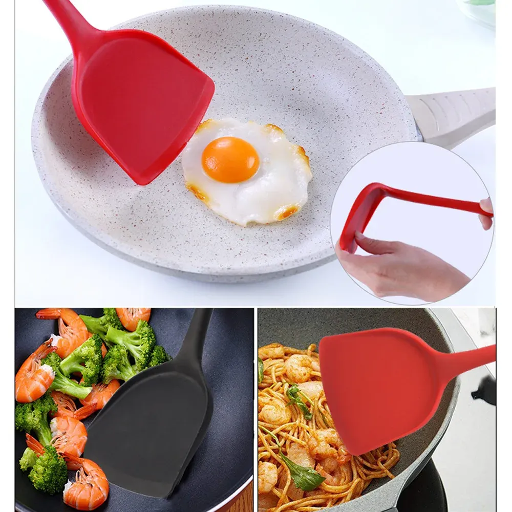 Spatule en silicone en cuisine