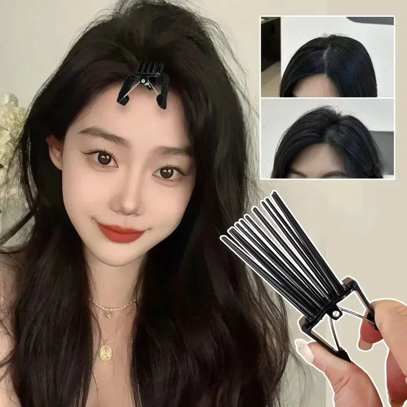Pince à cheveux volumisante, vue de profil