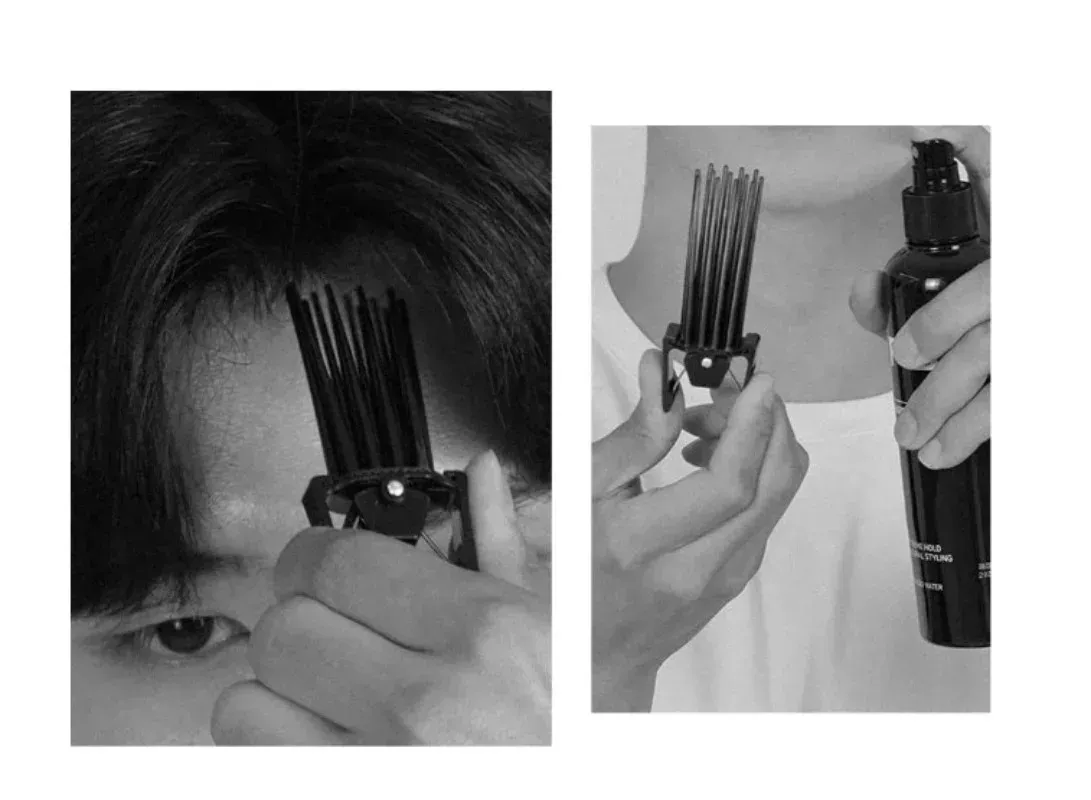 Pince à cheveux dans un cadre lifestyle