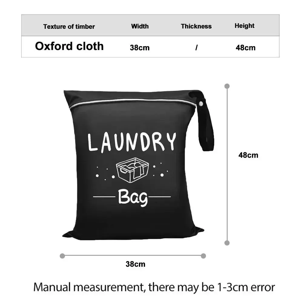 Sac de voyage imperméable pour linge humide et sec, avec fermeture éclair et sangle de suspension 6