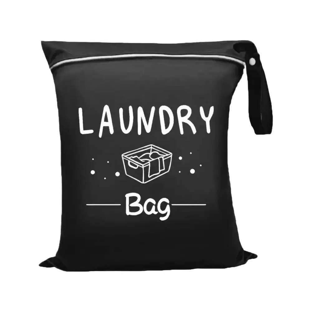 Sac de voyage imperméable pour linge humide et sec, avec fermeture éclair et sangle de suspension 12