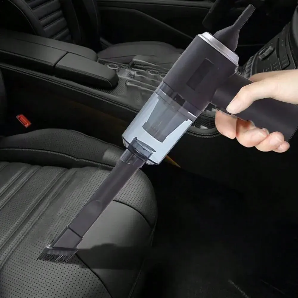 Aspirateur portable mini USB rechargeable à main haute puissance, à forte aspiration et entièrement automatique, idéal pour le nettoyage quotidien de la voiture et de la maison.