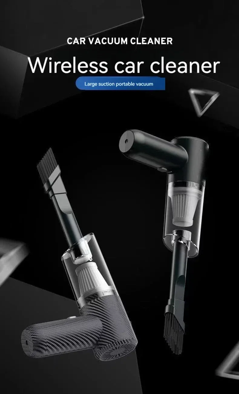 Aspirateur portable USB rechargeable vue d'ensemble