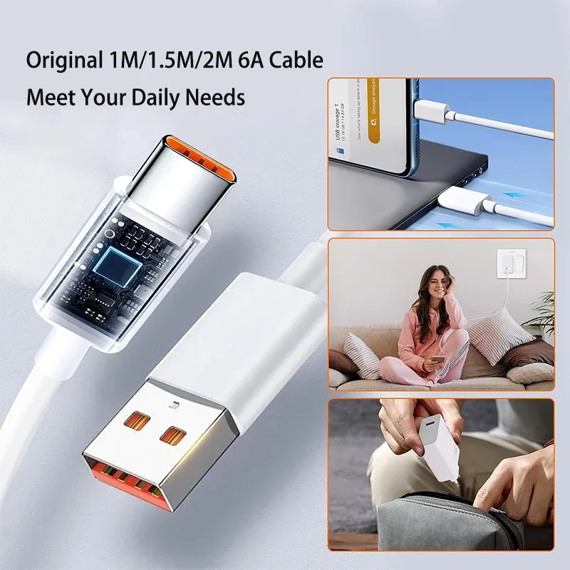 Chargeur rapide Xiaomi d'origine 120 W Turbo, compatible séries Xiaomi, Redmi et POCO 5