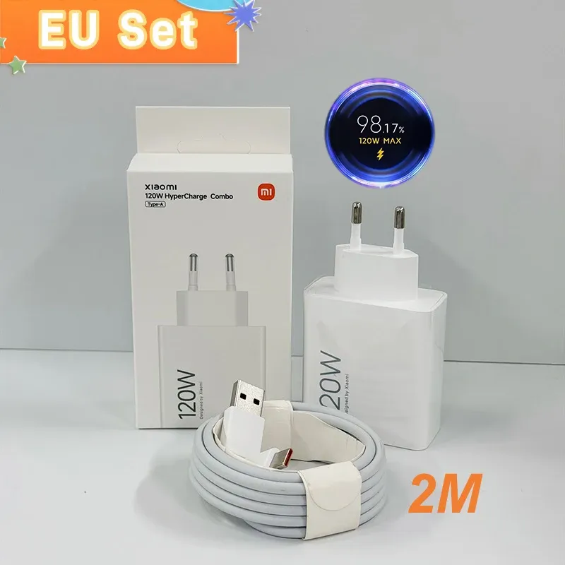 Chargeur rapide Xiaomi d'origine 120 W Turbo, compatible séries Xiaomi, Redmi et POCO 9