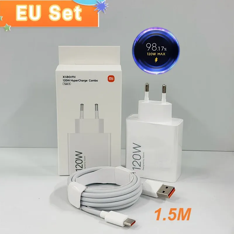 Chargeur rapide Xiaomi d'origine 120 W Turbo, compatible séries Xiaomi, Redmi et POCO 10