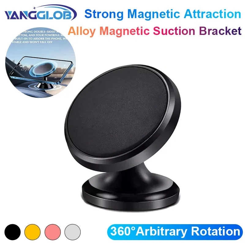 Support magnétique universel pour téléphone de voiture, compatible iPhone et Samsung