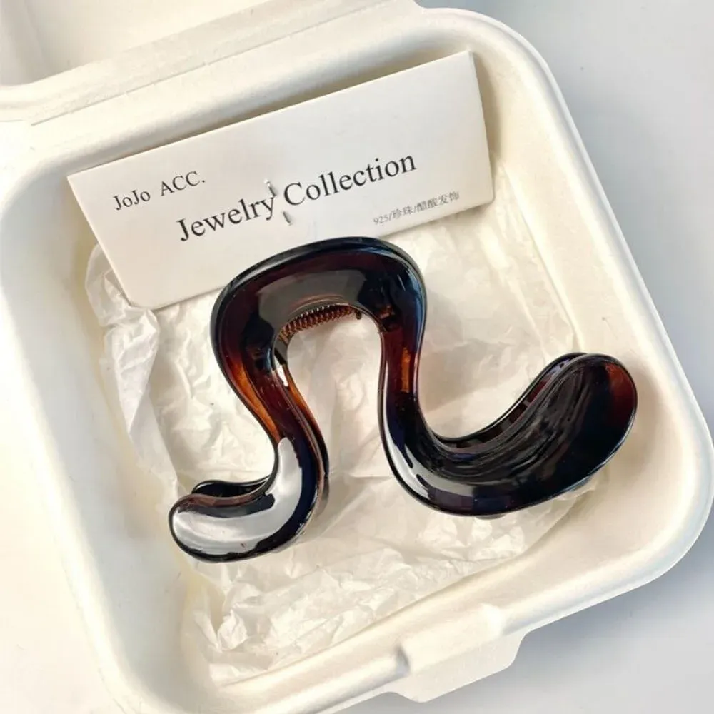Pince à cheveux élégante, finition soignée