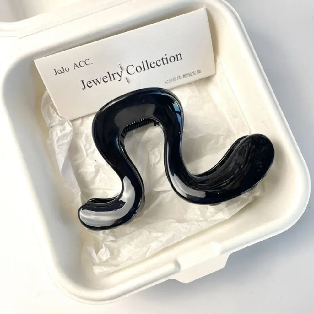 Pince à cheveux élégante, vue rapprochée