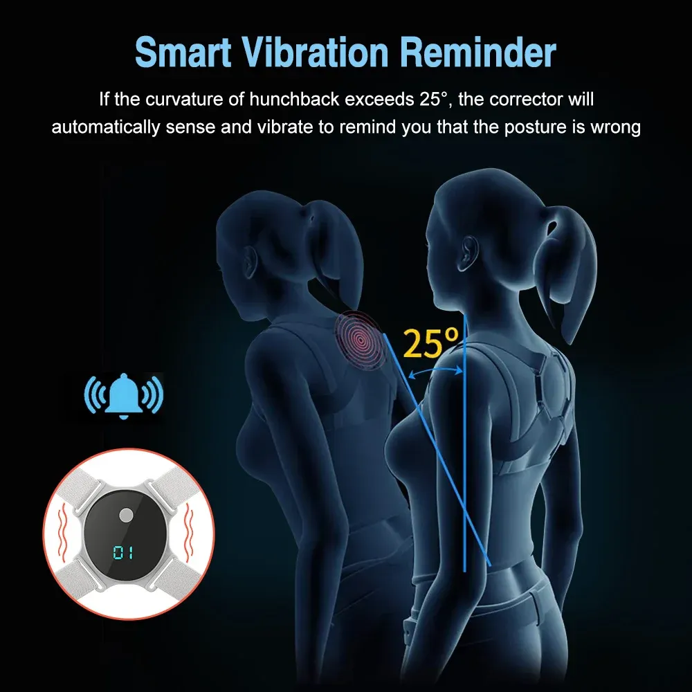 Gros plan sur le correcteur de posture intelligent