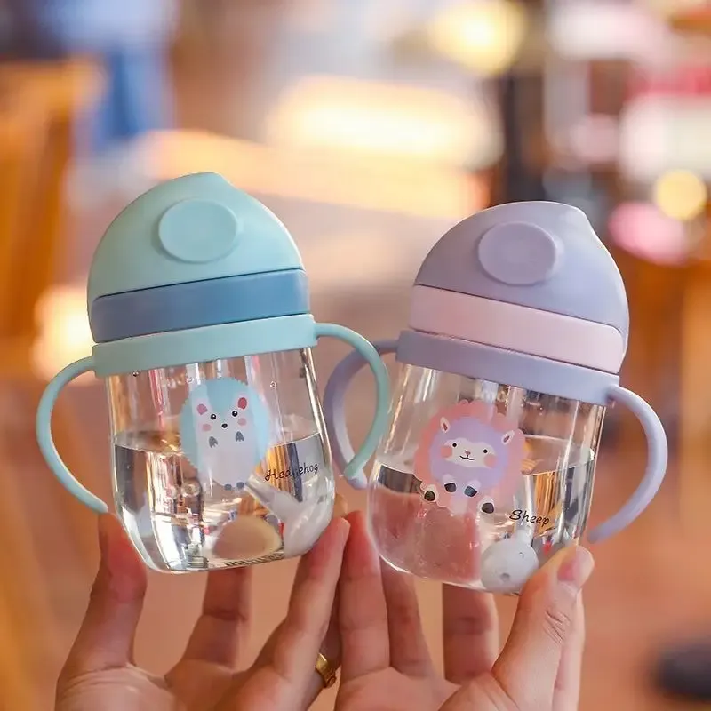 Tasse à bec pour enfants MAMIJOY BY01, tasse à paille créative avec motif dessin animé, étanche, idéale pour bébé et enfant, utilisable en extérieur 3