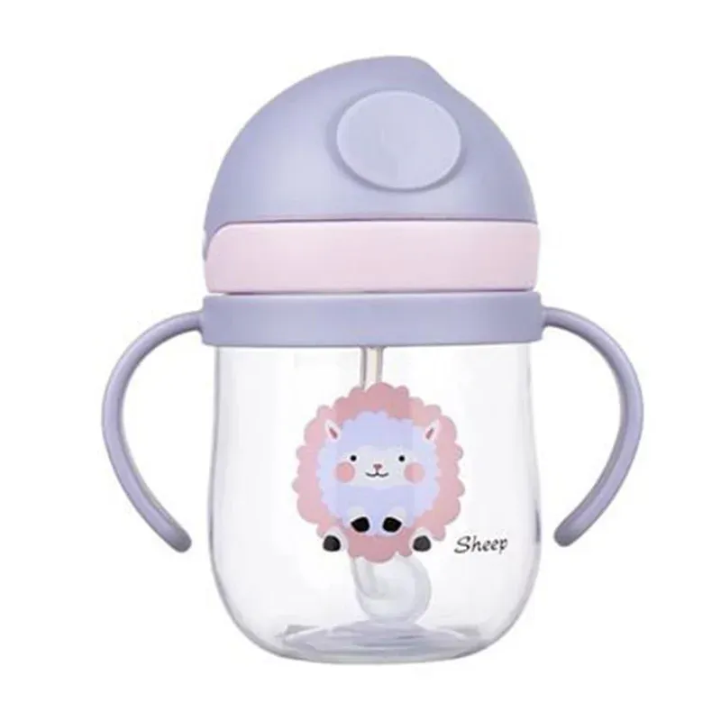Tasse à bec pour enfants MAMIJOY BY01, tasse à paille créative avec motif dessin animé, étanche, idéale pour bébé et enfant, utilisable en extérieur 9