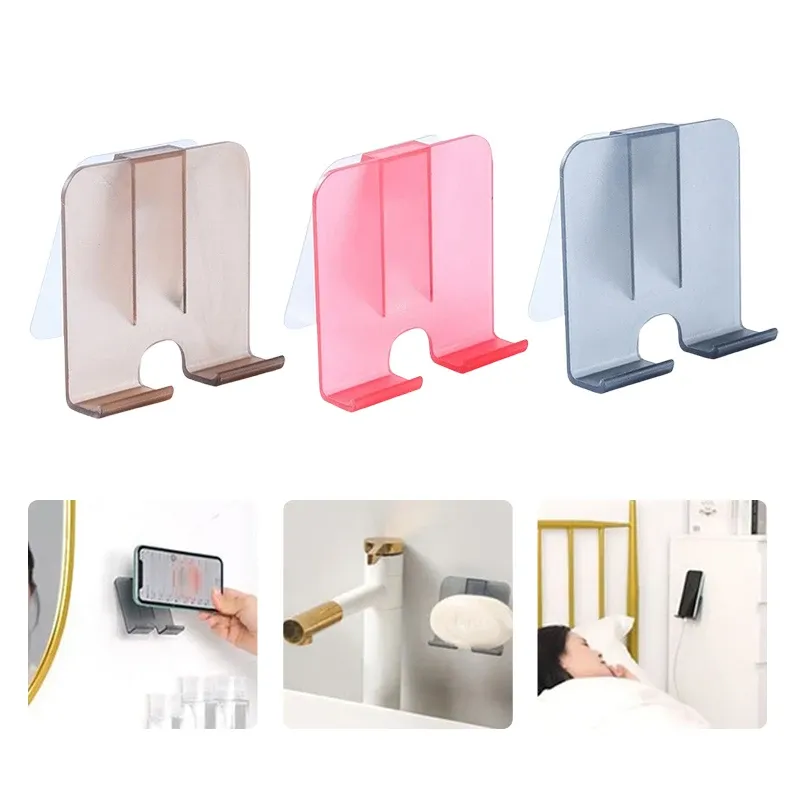 Support mural universel étanche pour téléphone portable et tablette, idéal pour la salle de bains 2