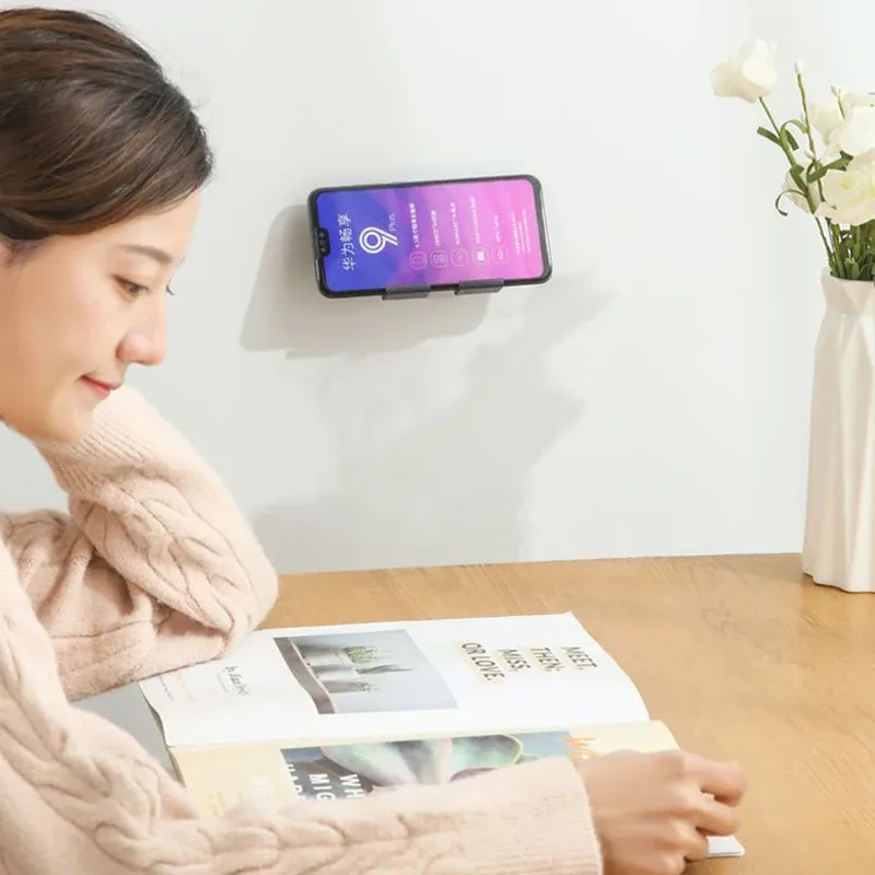 Support mural universel étanche pour téléphone portable et tablette, idéal pour la salle de bains 4