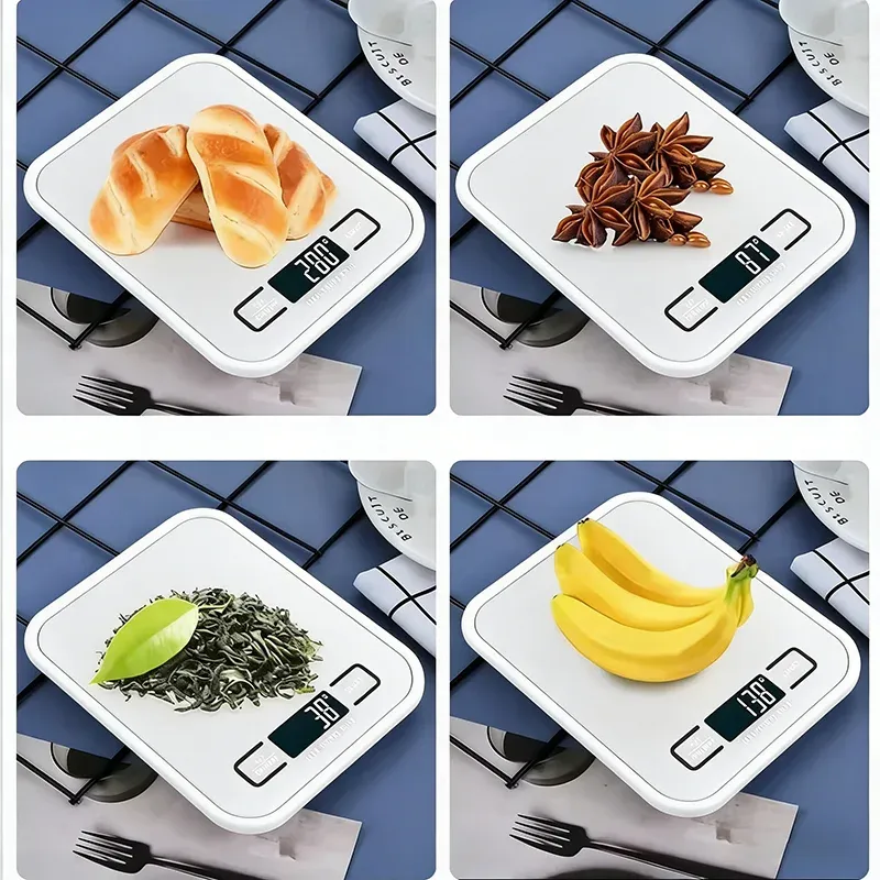 Balance de cuisine numérique en situation